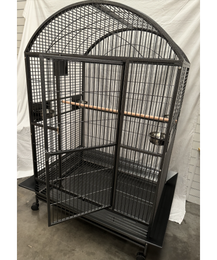 Parrot-Supplies Manhattan Grande Dome Top Macaw Parrot Cage Antique